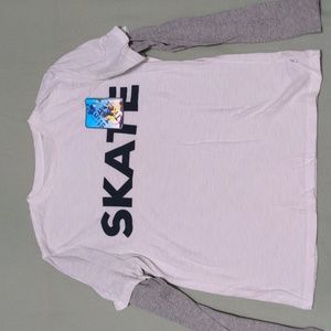 Gap for boys. Long sleeve with skateboard embroidered on the front.